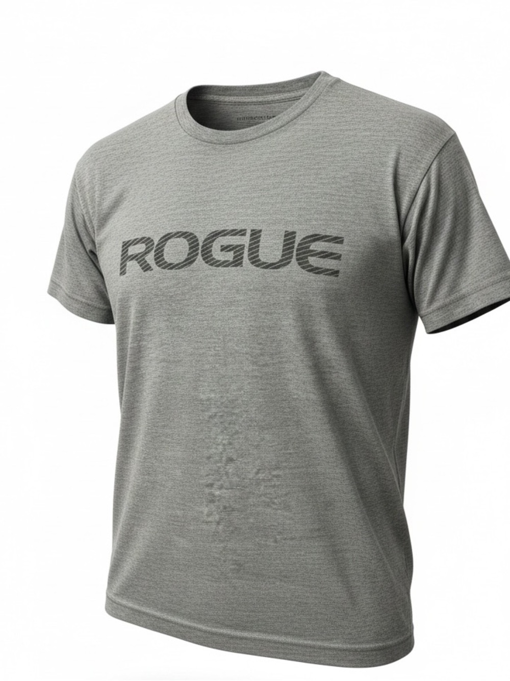 Rogue Gray Heather Short-Sleeve Logo Tee Graphic Casual Workout XL